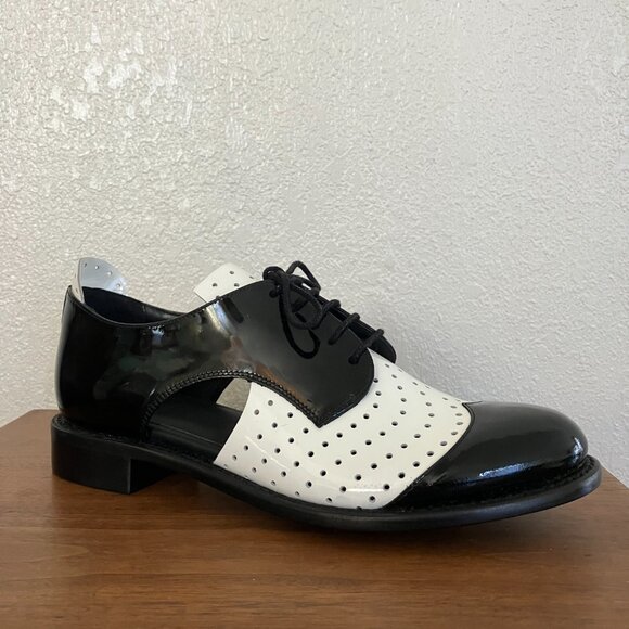 Office of Angela Scott, Mr. Muffin, Cut Outs Oxford, Patent Leather, EU 39 US 8 - Picture 7 of 11